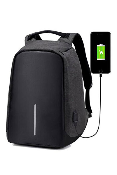 Primo Plus Waterproof Business Laptop Backpack With USB Charging Port And Headphones Interface