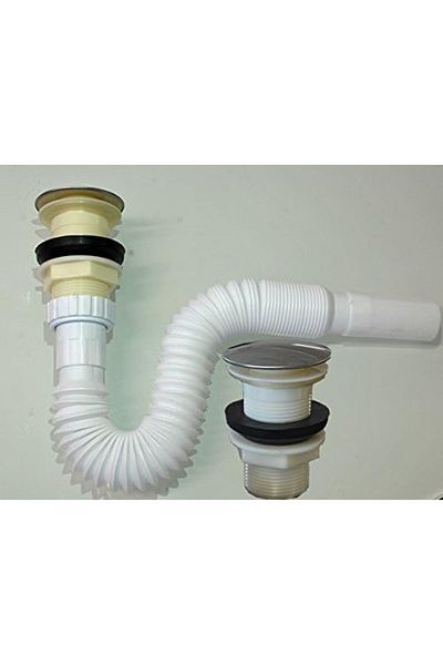 MCreative Flexible Flush Drain Garnish Pop Up Drain Valve Drain Sink
