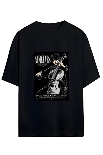 MAGORS WEDNESDAY  TASARIMLI YÜKSEK BASKI KALİTELİ UNISEX YENİ SEZON OVERSIZE ...