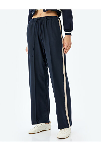 Koton Kadın Kanvas Pantolon 5sak40246pw Lacivert