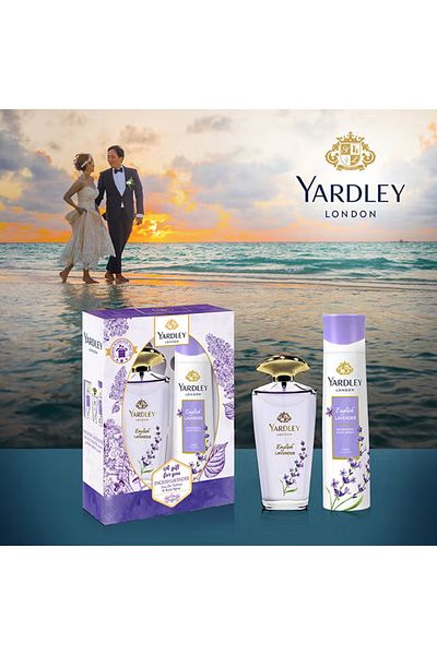 YARDLEY English Rose EDT And Body Spray 125ml + 150ml Pack of 2