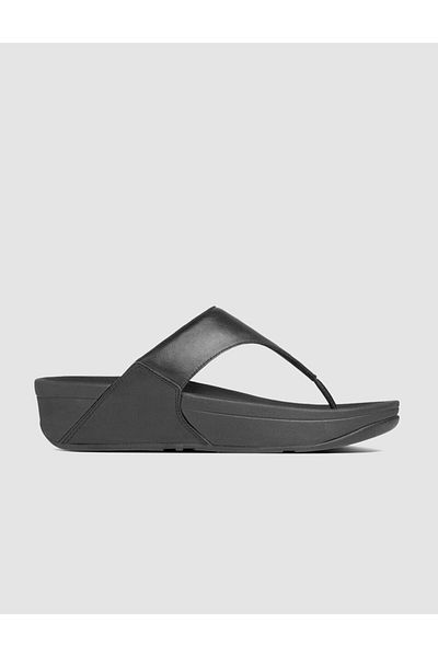 Fitflop Toepost din piele Lulu - negru