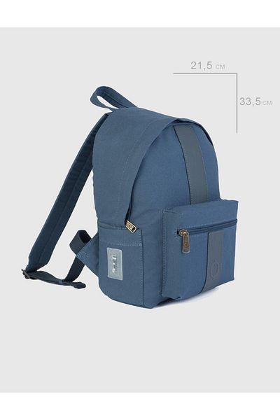 Nors Mini rucsac pentru bărbați - cu emblemă și albastru