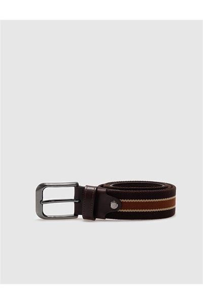 Cabani Knitwear Brown - Tan Men's Flexible Daily Belt