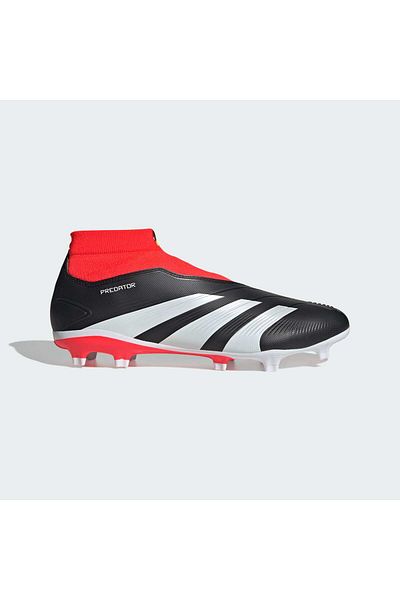 adidas Ghete de fotbal pentru teren ferm fără șireturi Predator League