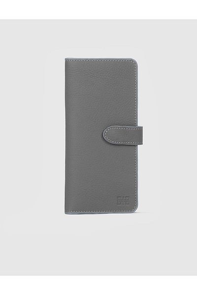 Cabani Women's Genuine Leather Gray Wallet