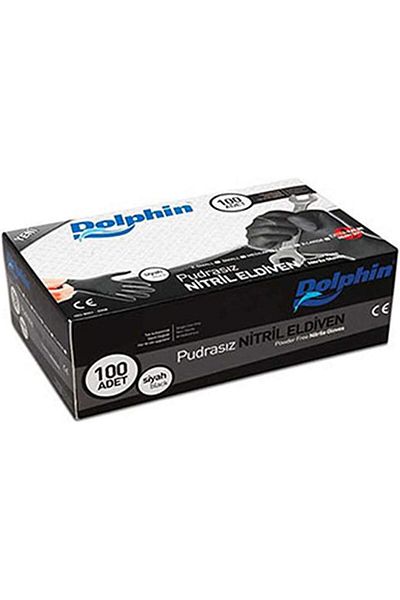 STOREMAX Sellbuystore Powder Free Black Nitrile Gloves, m 1053513