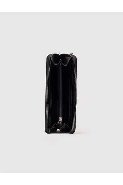 Cabani Genuine Leather Black Women's Wallet
