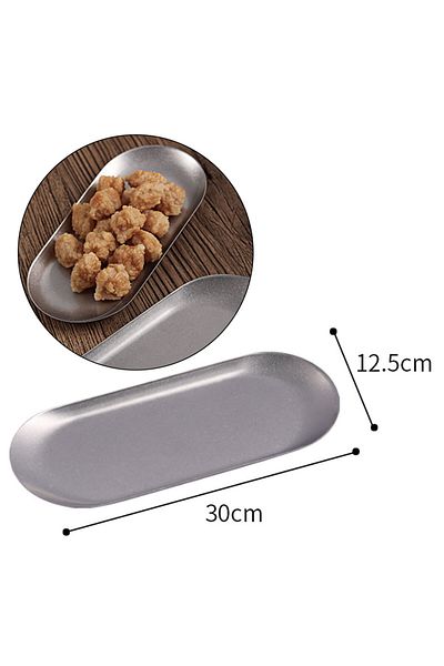 MIBRU Serving tray stainless steel 30*12.5cm