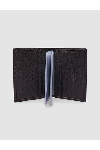 Cabani 100% Genuine Leather Brown Card Holder