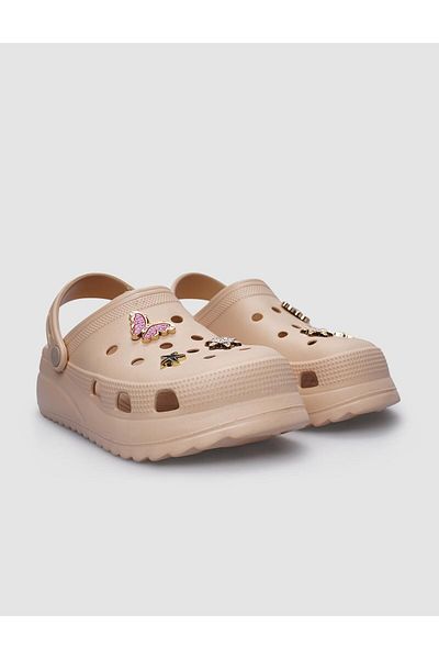Cabani Beige Eva Slippers - Snx, Stone Detailed Women's Model