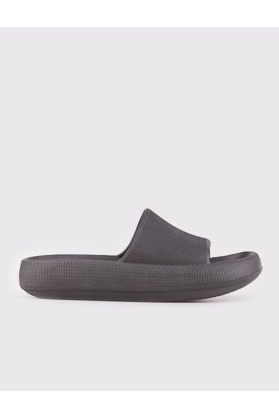 Cabani Women's Black Flat Slippers
