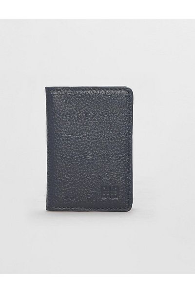 Cabani Genuine Leather Navy Blue Card Holder