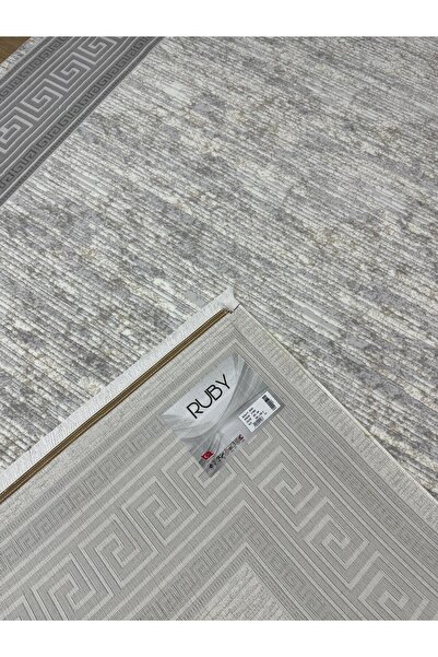 Zigana SARAR RUBY SERİSİ ÇERÇEVELİ AÇIK GRİ& KOYU GRİ Salon&Oturma Yatak Odası Koridor Halısı