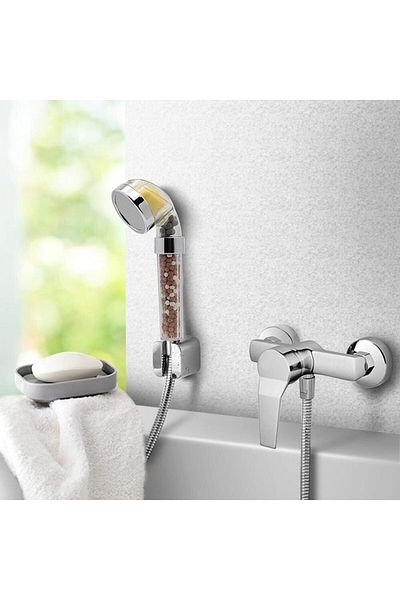 MCreative Supply Water Filtered Shower Head with Saving, Vitamin, Perfume, Chlorine and Fluoride Water Filter