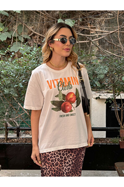 Jose Clothing Μπλουζάκι Naica Oversize με κοντό μανίκι με μοτίβο