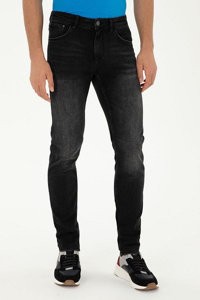 U.S. Polo Assn. Α.Π. ΠΟΛΟ ΑΝΔΡΙΚΟ ΑΘΛΗΤΙΚΟ ΠΑΝΤΕΛΟΝΙ SLIMFIT ΤΑΝΙΝΤ