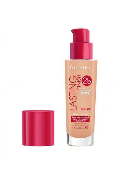 RIMMEL LONDON كريم أساس يدوم 25 ساعة من لاستينغ فينيش من ريميل لندن بيج طبيعي 400RIMMEL LONDON