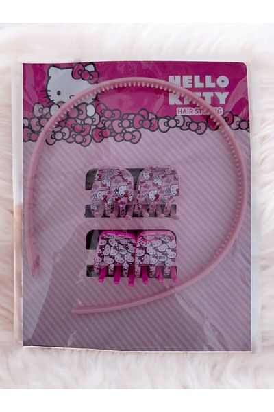 Hello Kitty Ukb Accessories - Licensed Clasp Set and Hair Crown (Sentries License Source)