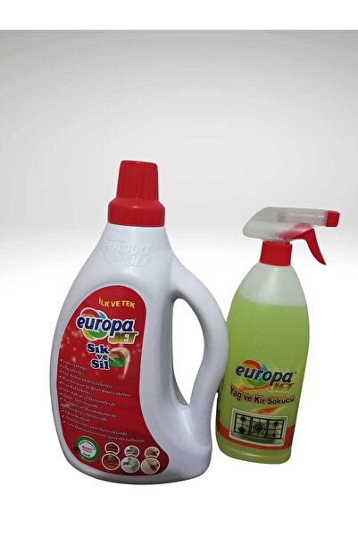 europa JET EUROPAJET GENEL TEMİZLİK ÜRÜNÜ LEKE ÇIKARICI 2 LT + EUROPAJET 1 LT...