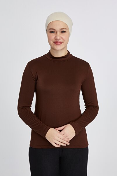 manolyaşal islamic hijab Organic Women's Body with Light Long Sleeve Turtlene...