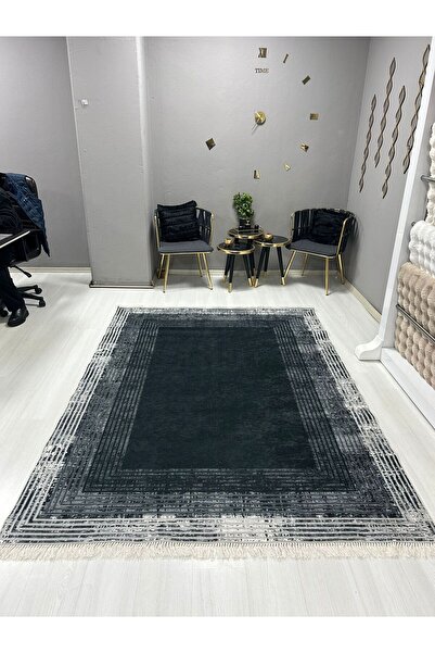 HTC HALI Dijital Baskı Yıkanabilir Kaymaz Deri Taban Leke Tutmaz Halı