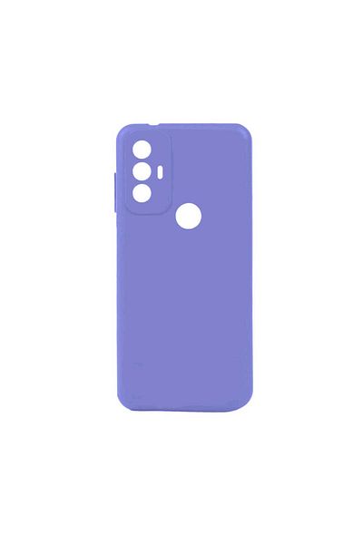 noktaks Tcl 30 Se Compatible - Case Matte Soft Flexible Piping Silicone - Lilac - T24404