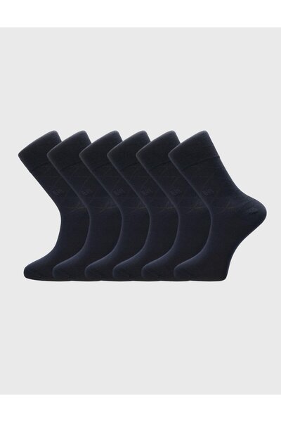 Cabani Σετ με 6 ανδρικές κάλτσες Navy Blue σε κουτί