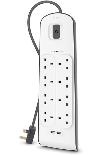 Belkin 8 way outlet surge Protection for up to Eight devices with two usb ports