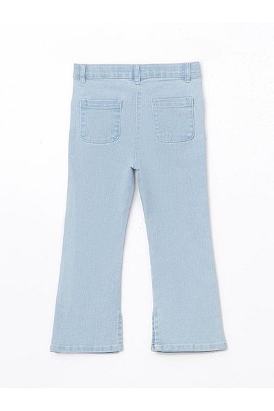 LC Waikiki Pantaloni de jeans pentru fete LCW Kids cu talie elastică