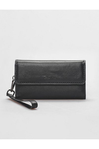 Cabani Genuine Leather Black Women's Handbag