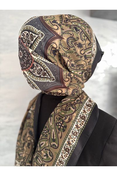 R&S Ethnic Patterned Soft Cotton Shawl
