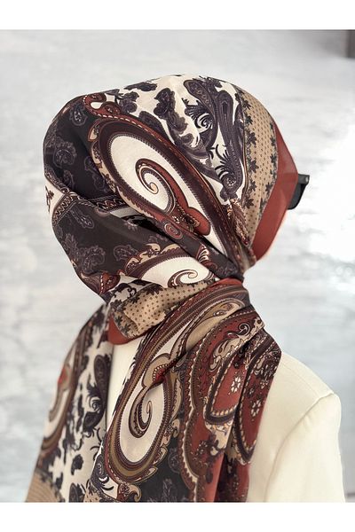 R&S Ethnic Patterned Soft Cotton Shawl