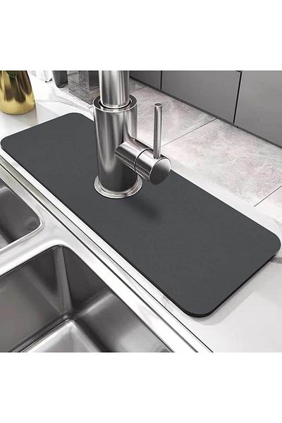 NEZADE STORE Water Absorbent Magic Kitchen Bathroom Faucet Mat Sink Edge Mat