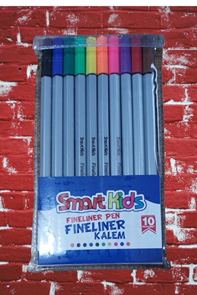 everart Smart Kids 10 Renk Fineliner Ince Uç Keçeli Kalem 0,4 Mm