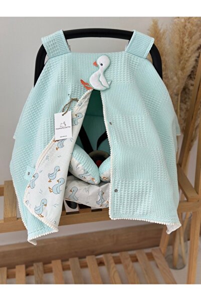 MAMARADUGA Çift Taraflı Puset Örtüsü Puset Minderi Puset Çarşafı 3'lü Set Min...