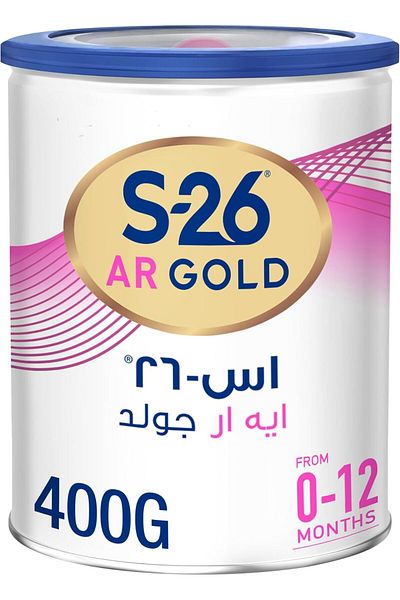 Nestle S26 AR Gold, Anti regurgitation Premium Starter Infant formula, From 0 to 12 Months, 400g