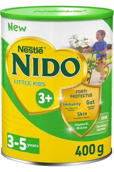 nido نستله ثري بلس المرحلة 4، من 3 إلى 5 سنوات، 400 جرام