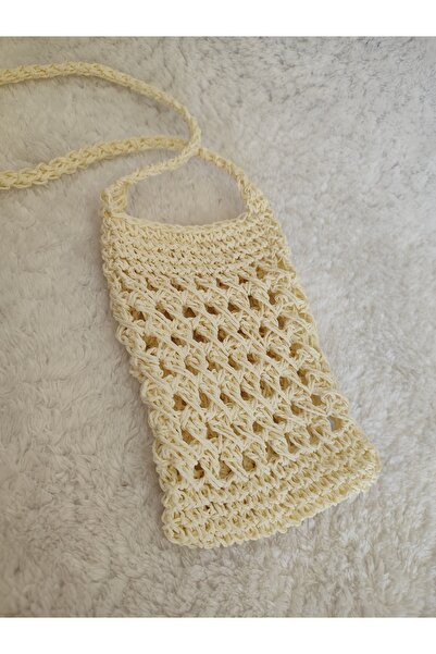 Masalsı Tasarımlar Hasır Telefon Çantası