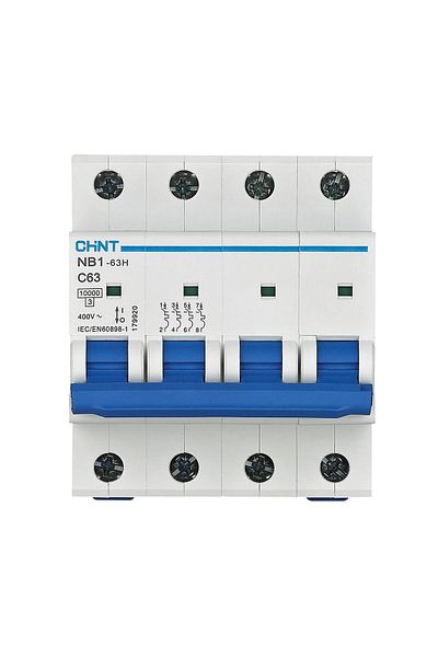 chint 179750 Nb1 4x50a 6ka C الصمامات التلقائية