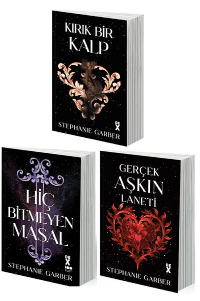 Penguin Books Stephanie Garber 3 Books Set - a Broken Heart, Never Ending Fairy Tale, the Curse of True Love