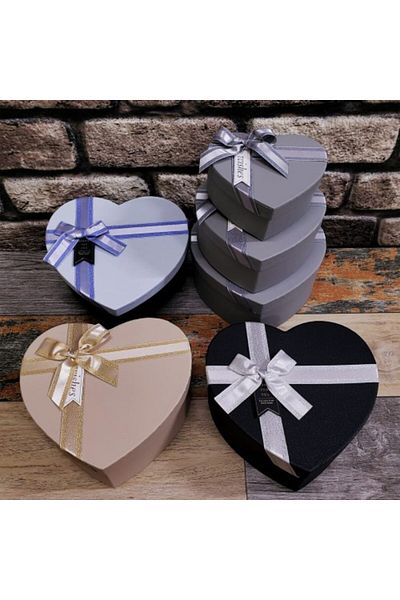 evimdeyokyok Gift Heart Box Set of 3