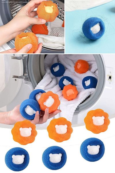 Pastimore Premium Washing Machine Lint Collection Ball Single Pet Lint and Lint Remover