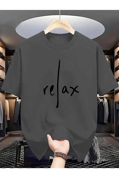 WOODROFFE Ανδρικό μπλουζάκι Relax με στάμπα New Season Oversize Loose
