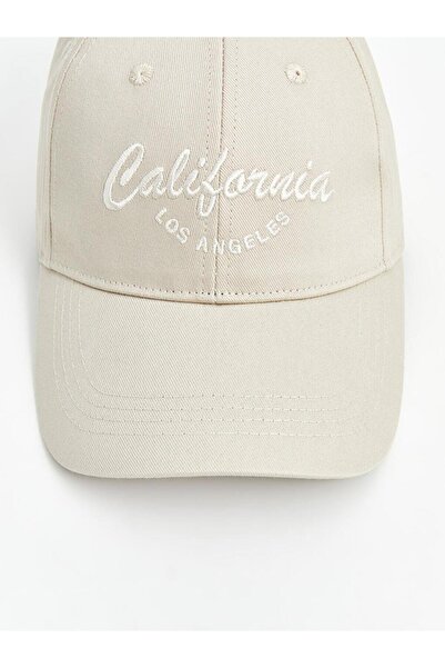 LC Waikiki LCW ACCESSORIES Text Embroidered Women's Cap Hat