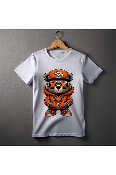 Ozzy Μπλουζάκι Unisex Teddy Bear Pattern 1 Digital Printed Tshirt