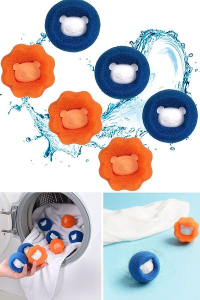 Pastimore Premium Washing Machine Lint Collection Ball Single Pet Lint and Lint Remover