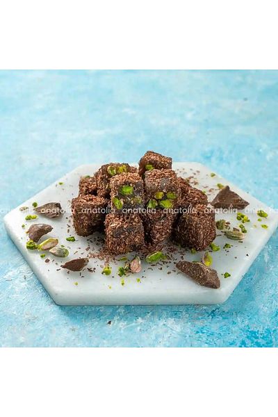 Turkishbazaar Coconut Pistachio Cocoa Exta Roasted Turkish Delight 1 Kg