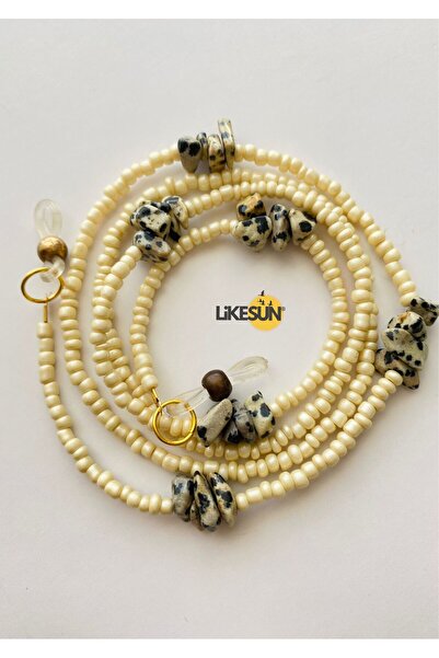 LiKESUN HOME نظارات نسائية محيطية مع حزام مطرز وتفاصيل حبل