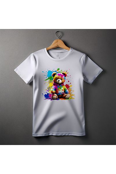 Ozzy Μπλουζάκι Unisex Teddy Bear Pattern 2 Digital Printed